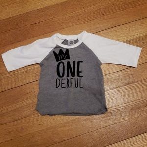 🙃 One Year Old Bday Shirt